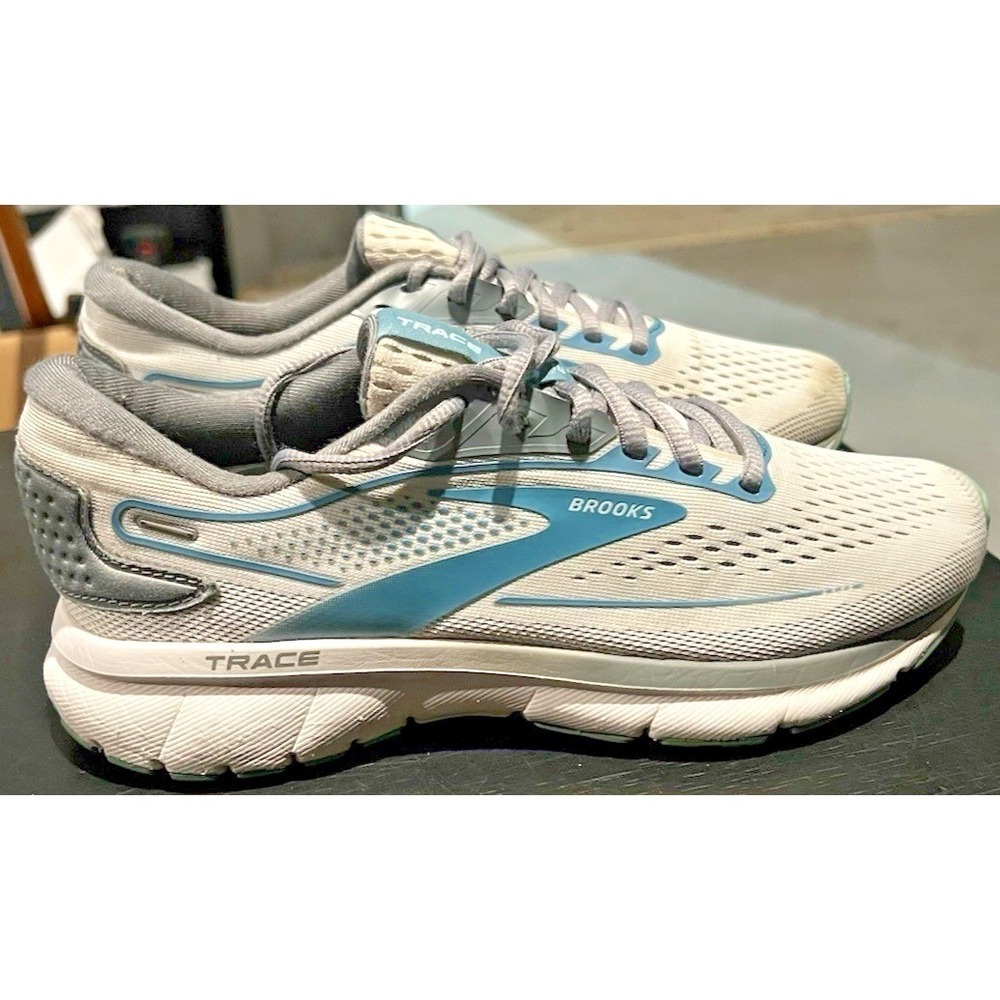 Brooks Trace 2 Women's 6.5B Grey / Aqua 1203751B185 - Picture 6 of 13